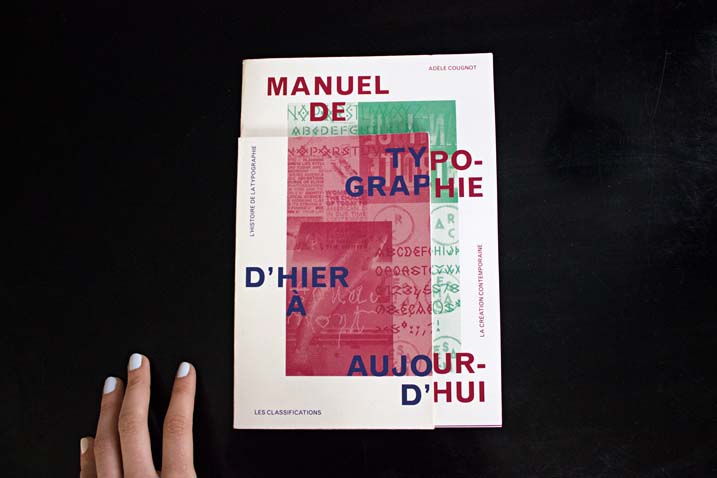 couverture édition le manuel de typographie d'hier à aujourd'hui